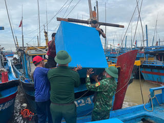 Đắk Lắk kêu gọi tàu cá di chuyển tránh bão số 13