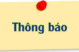 Thông báo đấu giá tài sản