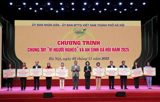 Hà Nội tiếp nhận hơn 93 tỷ đồng ủng hộ người nghèo