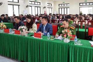 Công an xã Xuân Mai (Hà Nội) tổ chức lấy ý kiến góp ý đối với công an xã, lực lượng cảnh sát khu vực trong công tác đảm bảo an ninh trật tự trên địa bàn xã