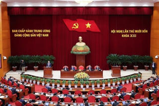 Thông cáo báo chí về ngày làm việc thứ nhất Hội nghị Trung ương 14 khóa XIII