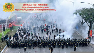 Ra mắt lực lượng CSCĐ tinh nhuệ, Ninh Bình diễn tập quy mô lớn bảo đảm an ninh trật tự
