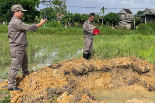 Quảng Trị: Phát hiện nhiều đầu đạn pháo quanh khu vực xảy ra vụ nổ ở xã Nam Cửa Việt
