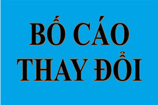 Thông báo thay đổi nội dung hoạt động của Công ty Luật TNHH MTV AM ELITE