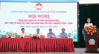 Ninh Bình triển khai công tác tổ chức Đại hội đại biểu MTTQ Việt Nam tỉnh lần thứ I, nhiệm kỳ 2025 - 2030