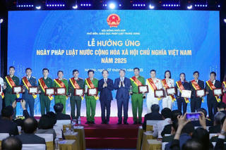 Lời cảm ơn từ Ban tổ chức chương trình tôn vinh Gương sáng Pháp luật