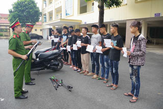 Siết chặt phòng ngừa, xử lý nghiêm các nhóm thanh thiếu niên gây rối trật tự công cộng tại Ninh Bình