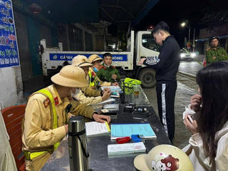 Bắc Ninh "tổng kiểm soát Chủ nhật", xử lý 176 trường hợp vi phạm nồng độ cồn
