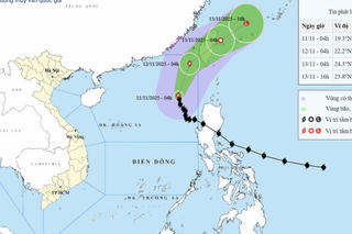 Thông tin mới nhất về bão Fung-Wong