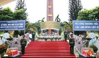 Gia Lai: Truy điệu, an táng hài cốt liệt sĩ hy sinh tại khu vực Chư Prông