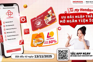 Honda Việt Nam ưu đãi hấp dẫn dành riêng cho khách hàng sử dụng ứng dụng My Honda+
