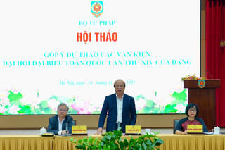 Góp ý dự thảo văn kiện Đại hội XIV của Đảng: Nâng tầm nội dung về thể chế tương xứng với vai trò trong giai đoạn phát triển mới