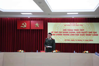 Đối thoại trực tiếp về giải quyết thủ tục hành chính trong lĩnh vực xuất nhập cảnh