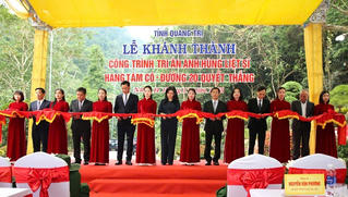 Quảng Trị khánh thành công trình tôn tạo Di tích Hang Tám Cô