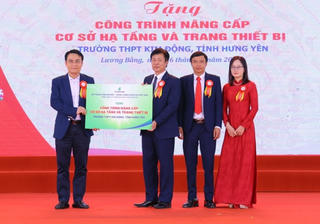 Petrovietnam/PVEP hỗ trợ nâng cấp cơ sở vật chất trường học ở Hưng Yên