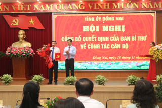 Ông Nguyễn Văn Út giữ chức Phó Bí thư Tỉnh ủy, Chủ tịch UBND tỉnh Đồng Nai