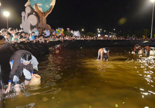 Hai cuộc thi độc đáo tại Ngày hội Cua Cà Mau thu hút đông đảo người dân và du khách