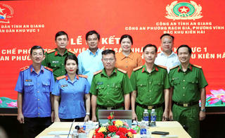 An Giang: Viện kiểm sát và công an ký kết quy chế phối hợp, tăng cường chống tội phạm