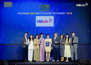 MB Life 3 năm liên tiếp được vinh danh ‘Nơi làm việc tốt nhất Việt Nam’