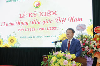 Tôn vinh nghề thầy thuốc, thầy giáo: Học viện Y - Dược học cổ truyền Việt Nam kỷ niệm Ngày Nhà giáo Việt Nam 20/11