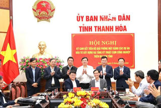 Thanh Hóa: Lấy giải phóng mặt bằng làm thước đo trách nhiệm để thúc đẩy tiến độ cụm công nghiệp