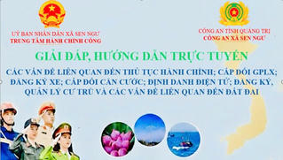 Một xã ở Quảng Trị ‘đưa thủ tục hành chính lên mạng’, thu hút hàng chục nghìn lượt quan tâm