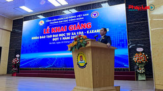 Trường Đại học Công đoàn khai giảng khóa học từ xa – Mở rộng cơ hội học tập