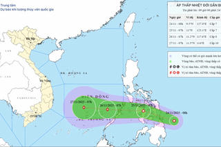 Áp thấp nhiệt đới gần Biển Đông