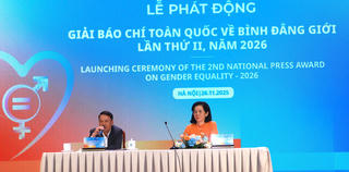Phát động Giải Báo chí toàn quốc về Bình đẳng giới lần thứ II năm 2026