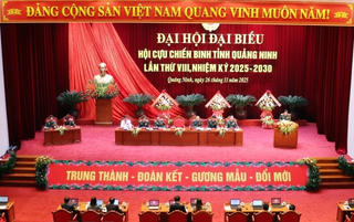 Thượng tướng Phạm Hồng Hương dự Đại hội đại biểu Hội Cựu chiến binh tỉnh Quảng Ninh