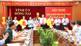 Bổ sung nhân sự vào Ban Thường vụ Tỉnh ủy Đồng Nai