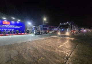 Lạng Sơn: Khánh thành giai đoạn 1 đường vận chuyển hàng hóa tại cửa khẩu thông minh