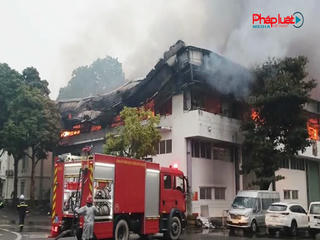 Khống chế kịp thời vụ cháy tại nhà máy Bia Hà Nội