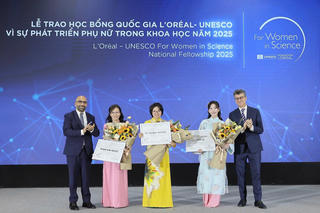 Ba gương mặt được trao học bổng quốc gia L'Oréal - UNESCO: Vì sự phát triển phụ nữ trong khoa học lần thứ 16