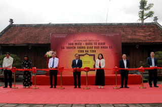 Triển lãm 'Văn Miếu - Quốc Tử Giám và truyền thống giáo dục khoa bảng tỉnh Hà Tĩnh'