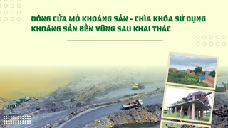 Đóng cửa mỏ khoáng sản - chìa khóa sử dụng khoáng sản bền vững sau khai thác