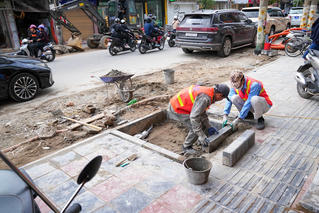 Hải Phòng: Chỉ đạo đẩy nhanh tiến độ cải tạo, sửa chữa hè, đường đô thị
