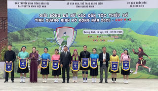 Khai mạc Giải Bóng đá nữ các dân tộc thiểu số tỉnh Quảng Ninh mở rộng 2025
