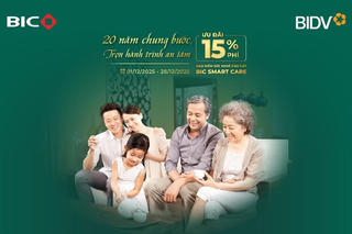 Ưu đãi 15% phí bảo hiểm sức khoẻ cao cấp mừng kỷ niệm 20 năm thương hiệu BIC