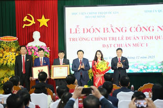 Trường Chính trị Lê Duẩn (Quảng Trị): Hoàn thành toàn diện 55/55 tiêu chí chuẩn mức 1