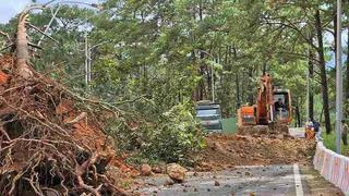 Lâm Đồng công bố tình huống khẩn cấp về thiên tai tại nhiều tuyến quốc lộ 