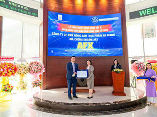 Cổ phiếu Công ty CP XNK Nông sản Thực phẩm An Giang chính thức niêm yết trên sàn HOSE