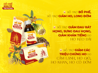 Bổ Phế Kha Tử Tín Phong - Giải pháp hỗ trợ bổ phế, long đờm, giảm ho