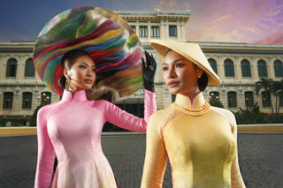 Top 2 Miss Cosmo 2024 diện áo dài, quảng bá văn hóa Việt