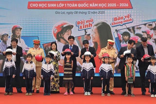 Honda Việt Nam phát động Chương trình Trao tặng mũ bảo hiểm cho học sinh lớp 1 khu vực Tây Nguyên năm học 2025 – 2026 