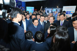 Thủ tướng Phạm Minh Chính dự Lễ khai mạc Ngày hội Khởi nghiệp sáng tạo quốc gia 2025