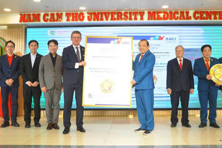 Bệnh viện Đại học Nam Cần Thơ đạt chứng nhận kiểm định chất lượng tiêu chuẩn Hoa Kỳ (AACI)