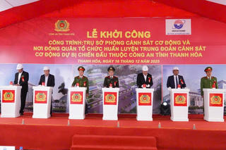 Công an Thanh Hóa khởi công hai công trình trọng điểm 