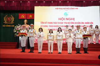 Phụ nữ Công an lan tỏa bản lĩnh và trách nhiệm vì an ninh Tổ quốc, vì hạnh phúc gia đình