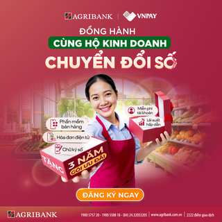 Agribank đồng hành cùng hộ kinh doanh chuyển đổi số, nâng cao hiệu quả
kinh doanh